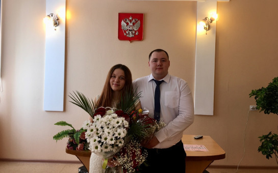 Свадьба накануне 8 Марта состоялась в Чистоозерном