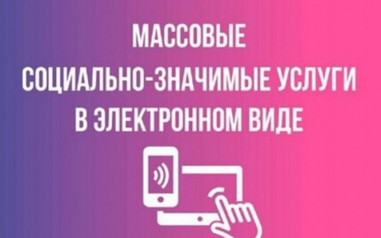 О возможности получения массовых социально значимых услуг в электронном виде на ЕПГУ